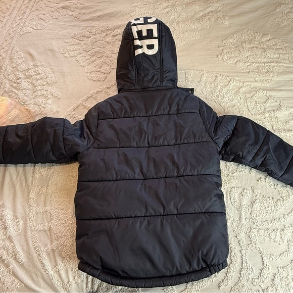 Tommy Hilfiger Kids' Navy and Red Hooded Jacket - Picture 3 of 5